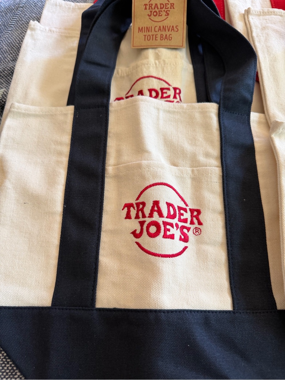 Trader Joe’s Mini Canvas Tote Bag